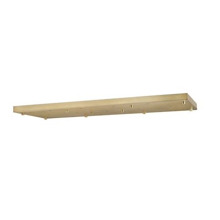 Z-Lite Multi Point Canopy Ceiling Plate, 17-Light, 18 In.W x 42 In.L x 2 In.H, Modern Gold CP4217L-MGLD
